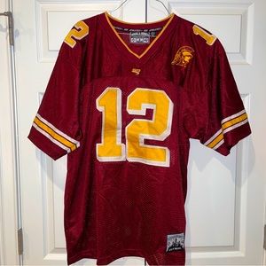 USC Trojans #12 NCAA Football Stitched Jersey Large